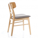 Стул SIGNAL CD-61 tap. 40 серый/дуб